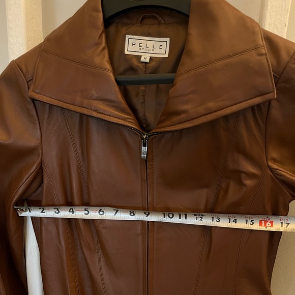 Chic soft retro leather jacket - Picture 9 of 9